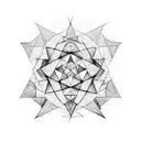 estrela de Davi  tattoo design idea
