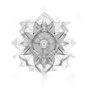 estrela de Davi  tattoo design idea