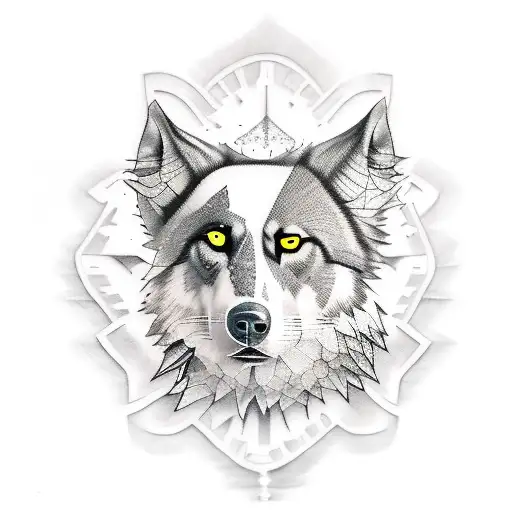 lobo  tattoo design idea