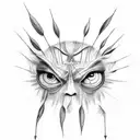 A quote from Hippocrates wrapped around a feather quill tattoo design idea