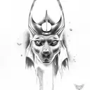 Anubis tattoo design idea