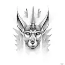 Anubis tattoo design idea