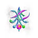 Trident tattoo design idea