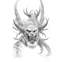 Beast mode tattoo design idea