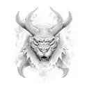 Beast mode tattoo design idea