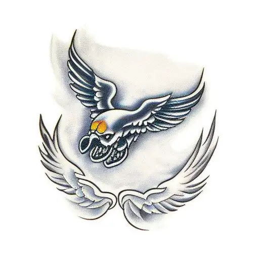 wings tattoo design idea