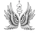 wings tattoo design idea