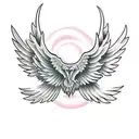 wings tattoo design idea