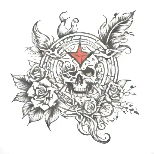 philosophical  tattoo design idea