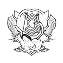 wu tang clan logo tattoo design idea