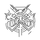 wu tang clan logo tattoo design idea