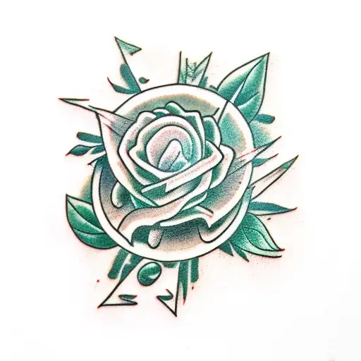 spinach can tattoo design idea