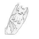 a toothless dragon tattoo design idea