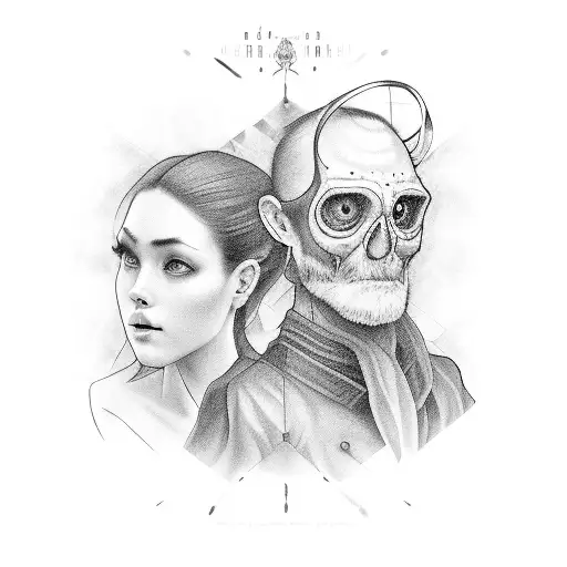 two grandson names tattoo design idea