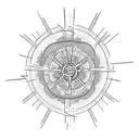 atomic bomb  tattoo design idea