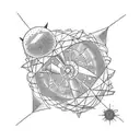 atomic bomb  tattoo design idea