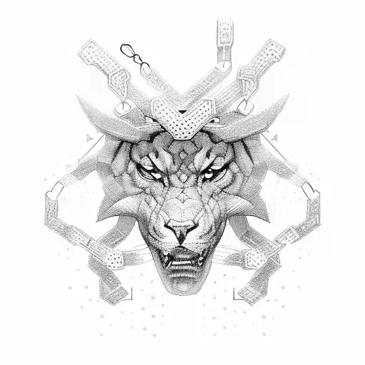 chains of 7 tattoo design idea