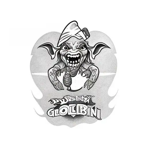 Goblin tattoo design idea
