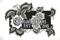 Script "Colombians est.2016" tattoo design idea