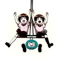 it must be fun even if they hang dad tattoo design idea