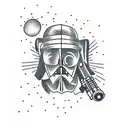 light saber tattoo design idea