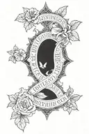 Matthew 6:34 tattoo design idea