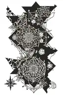 web of fate pices  tattoo design idea