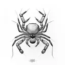 Spider tattoo design idea