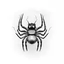 Spider tattoo design idea