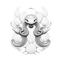 Full Back 9-Headed Snake tattoo design idea