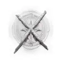 biblical cross tattoo design idea