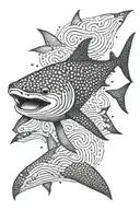 Whale shark tattoo design idea