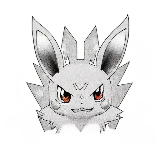 pokemon eevee tattoo design idea