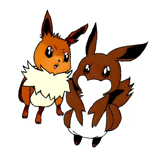 pokemon eevee tattoo design idea