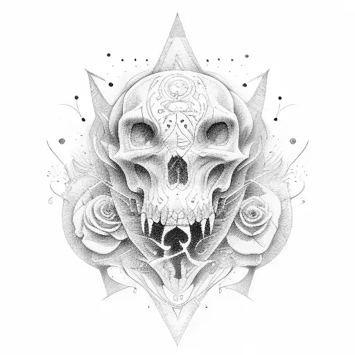 Pen tattoo design idea