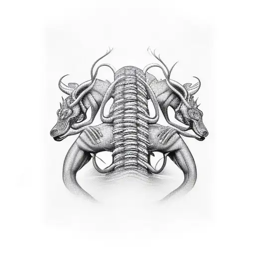 human centipede tattoo design idea
