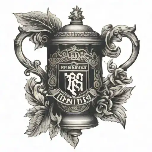 FA cup man utd heaven  tattoo design idea