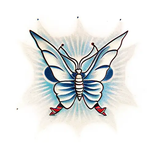 moth carpe diem tattoo design idea