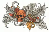 WHO DARES WINS tattoo design idea