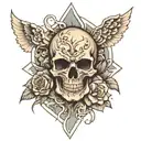 aesthetic gym tattoo design idea