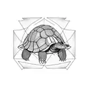 tortoise tattoo design idea