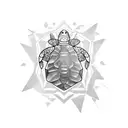 tortoise tattoo design idea