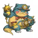 snorlax, pikachu, expecto patronun tattoo design idea