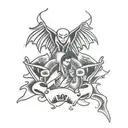 the vampire diaries tattoo design idea