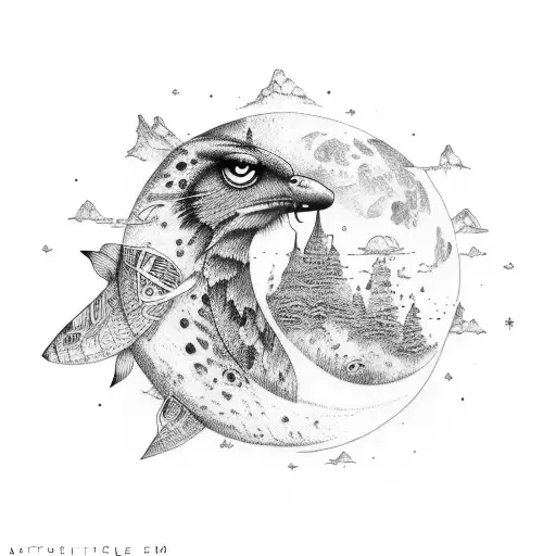 travel,desire,love,nature tattoo design idea