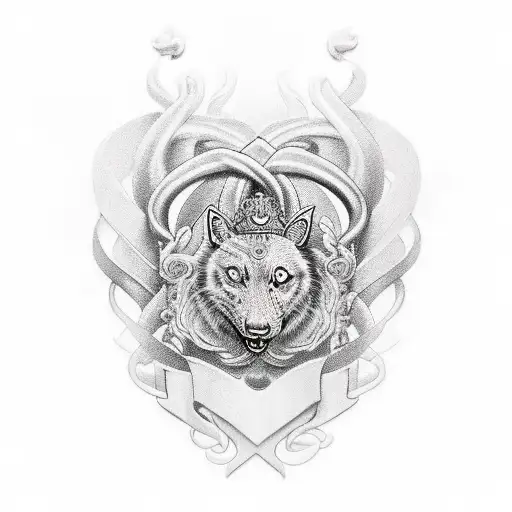 Ritter wird von Prinzessin gehert tattoo design idea