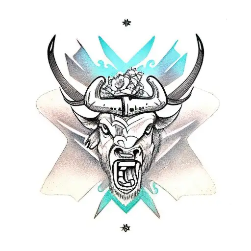 minotaur tattoo design idea