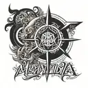 Design a tattoo for a man with the name Maya in it and the dates 2019 and 2015 tattoo design idea