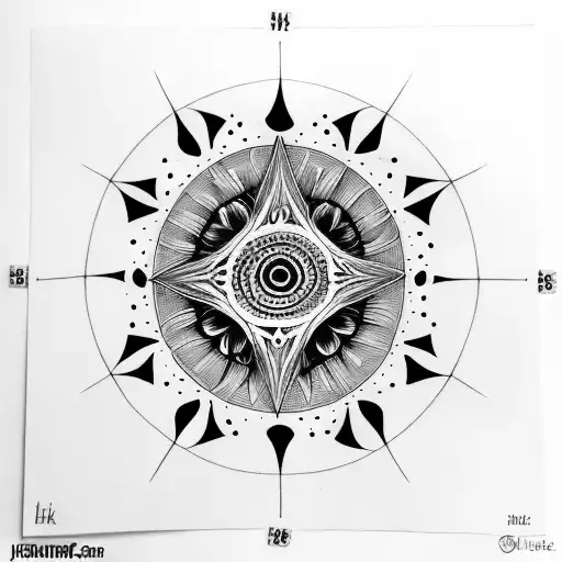 with it use the ha ha ha ha quote of joker and life circle mandala tattoo design idea