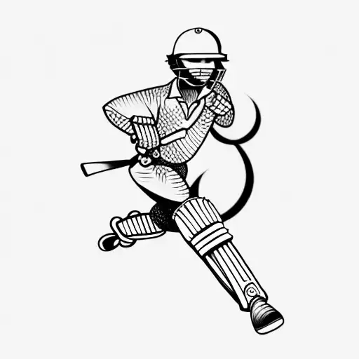 Cricket india tattoos tattoo design idea